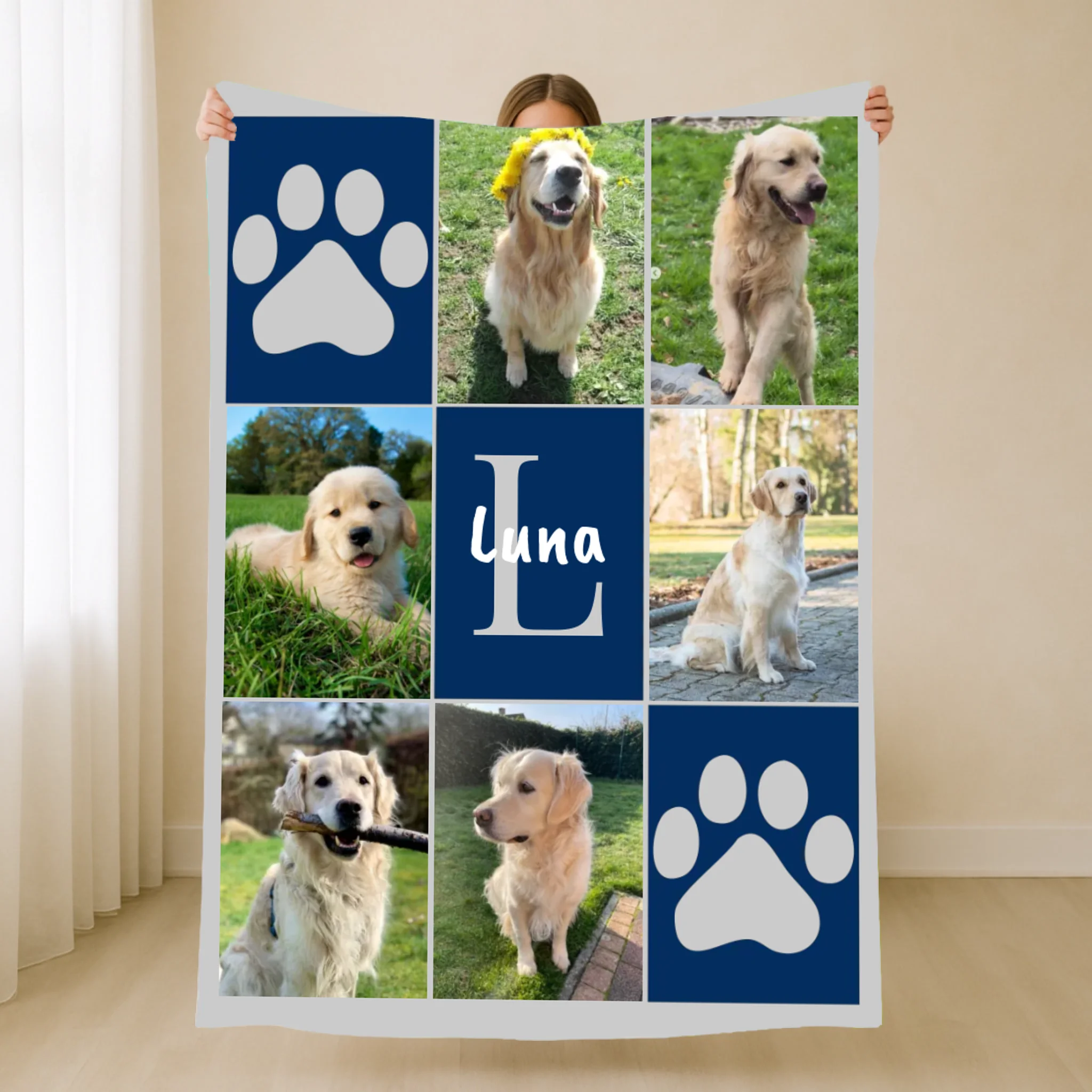 L Mockup Vertical Blanket Holding