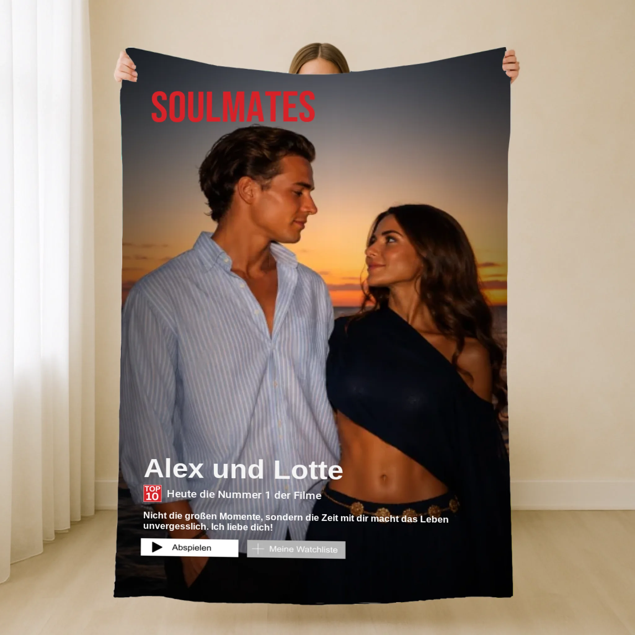 L Mockup Vertical Blanket Holding