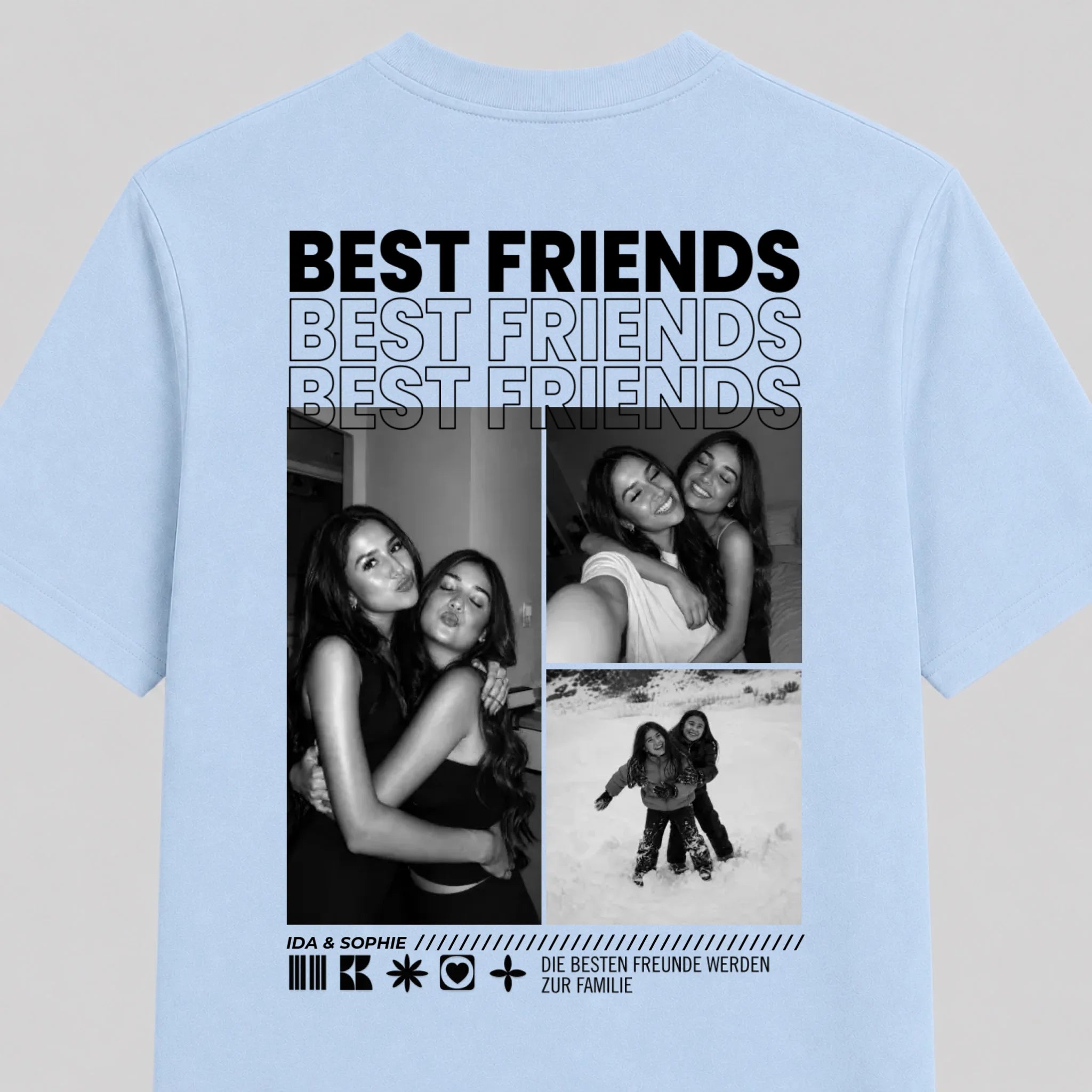 Mocjup T-Shirt Hellblau