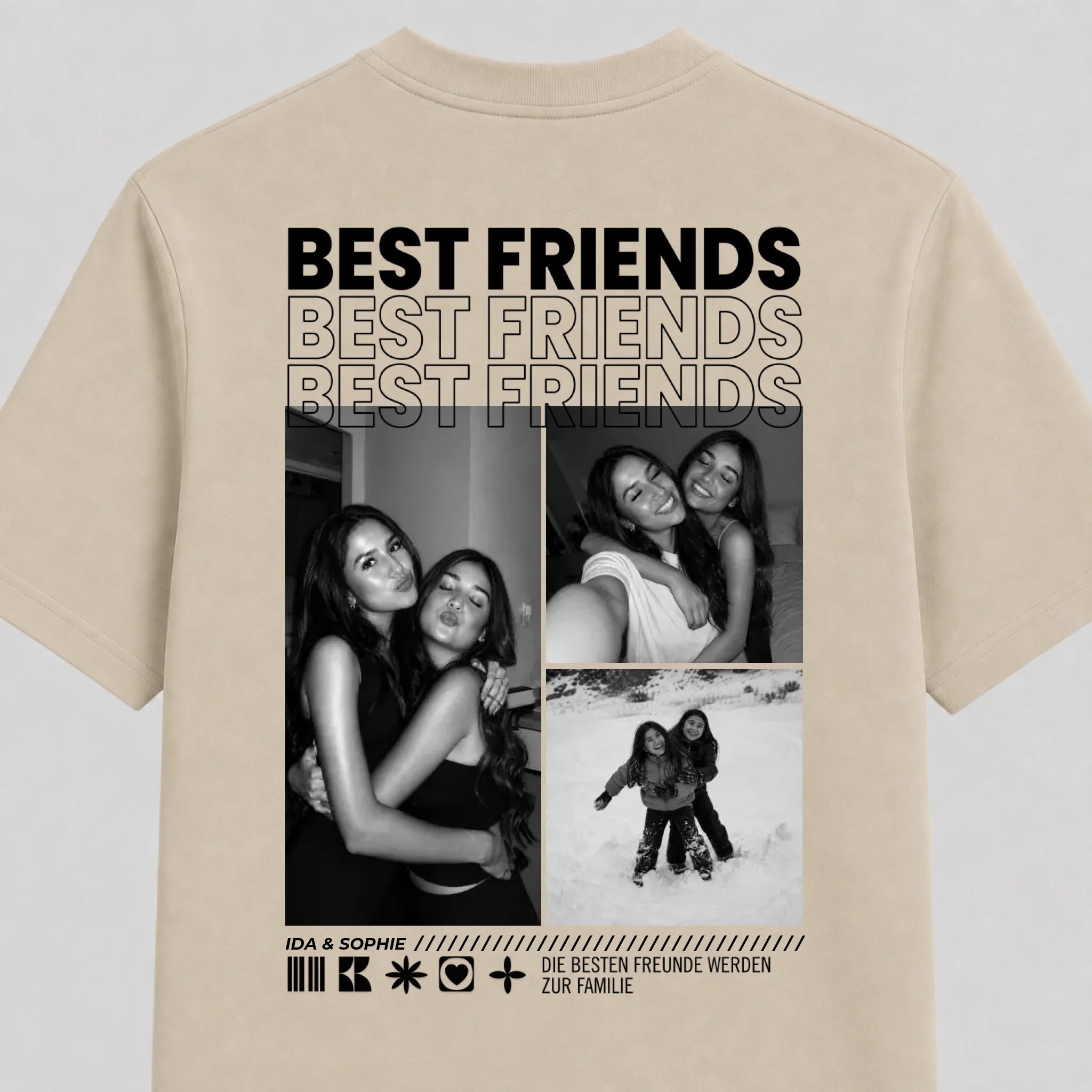Mockup T-Shirt Beige