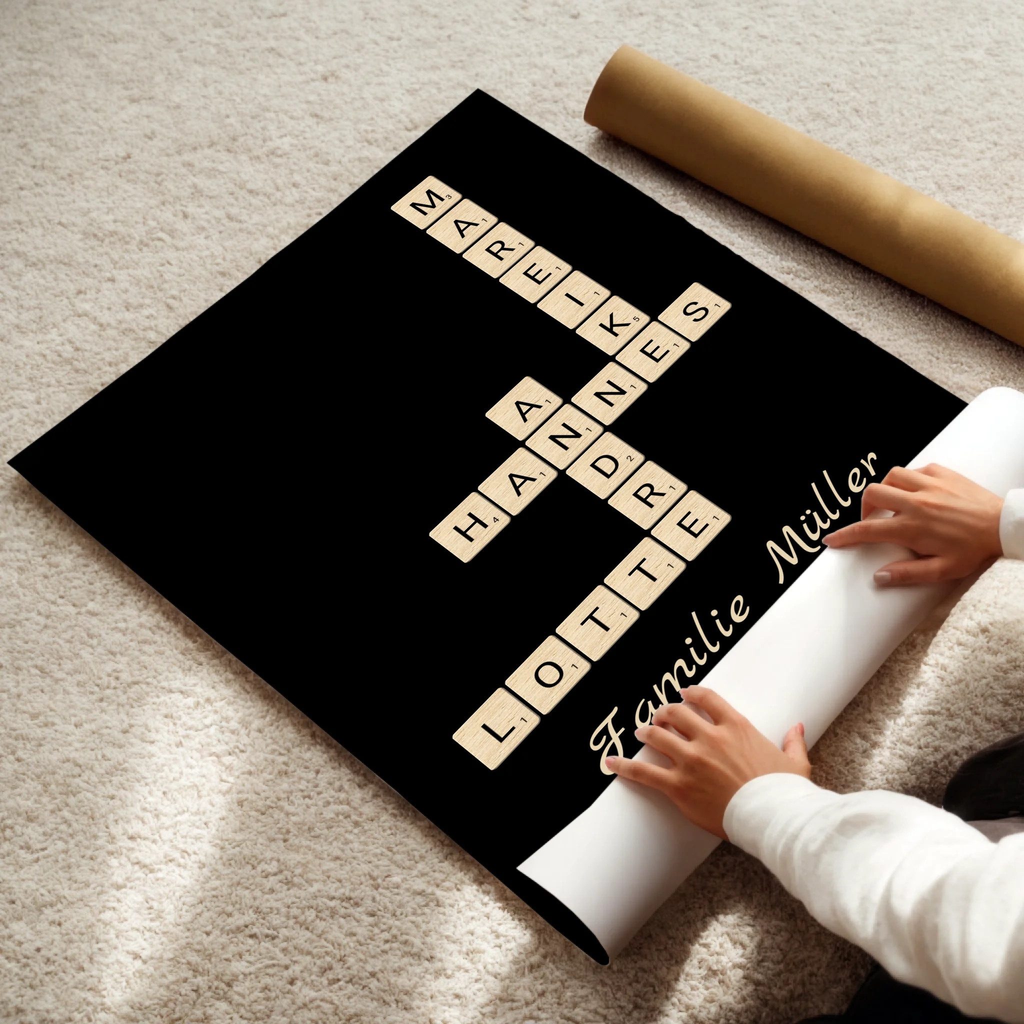 L Mockup Poster Rolled