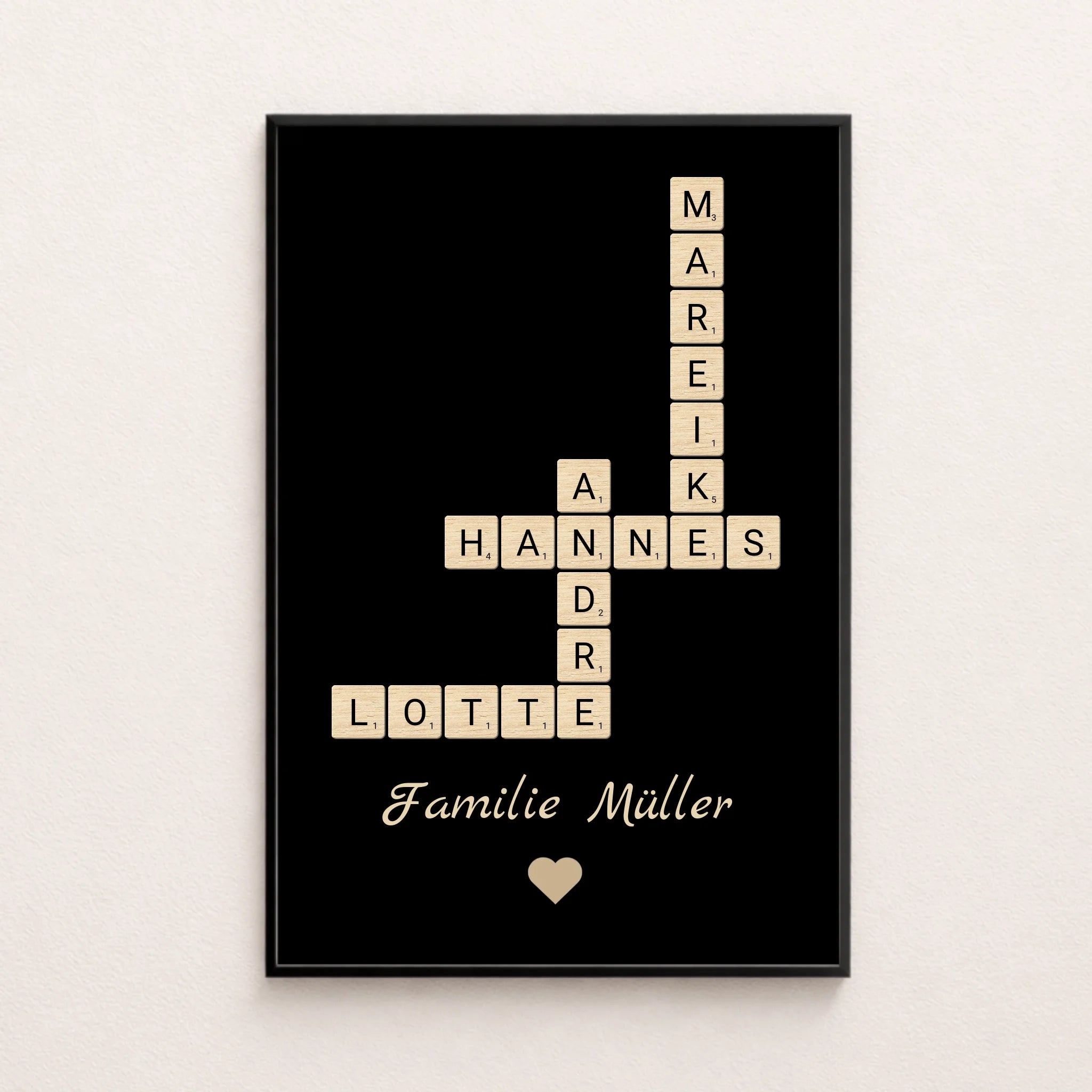 L Mockup Poster Black frame Vertical