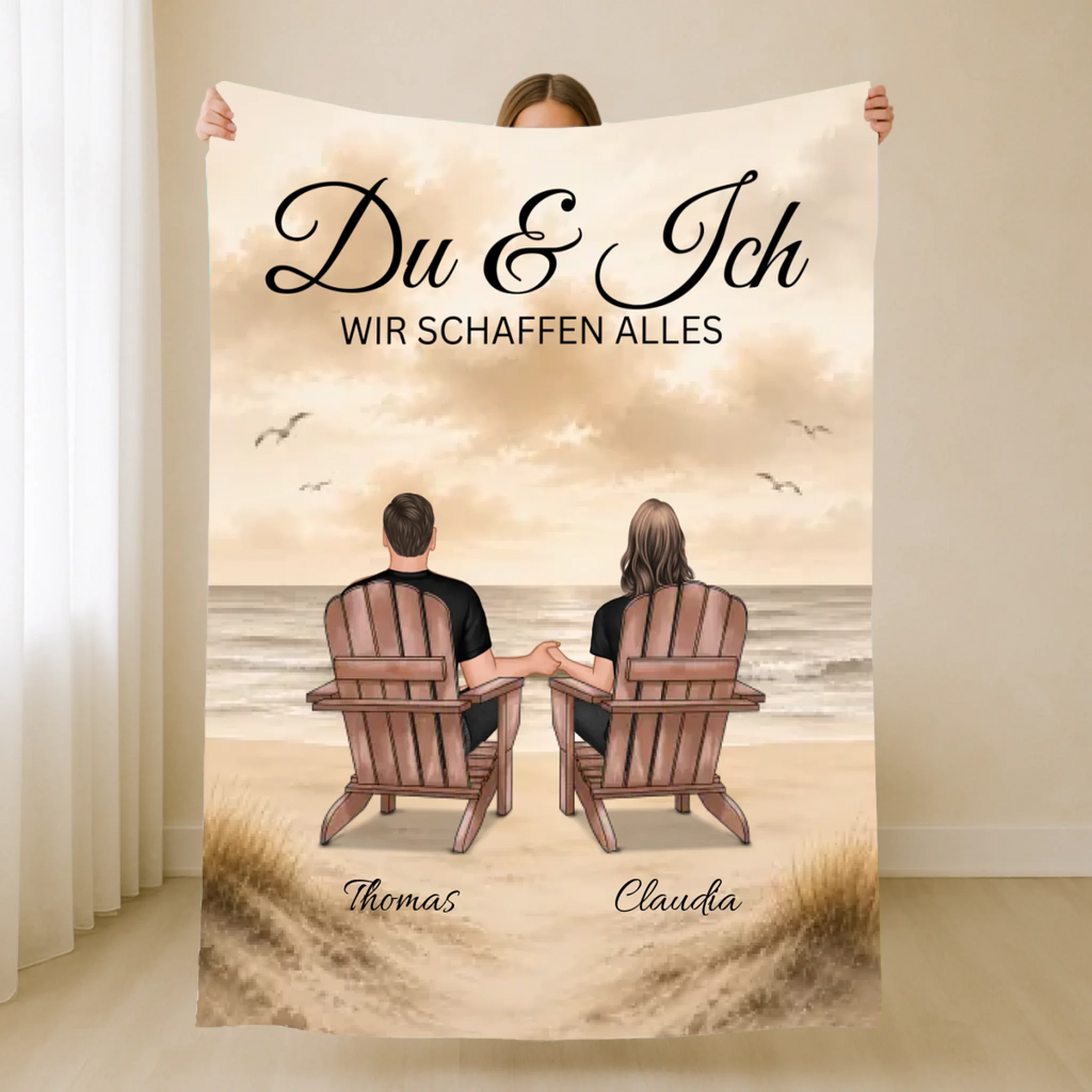 L Mockup Vertical Blanket Holding
