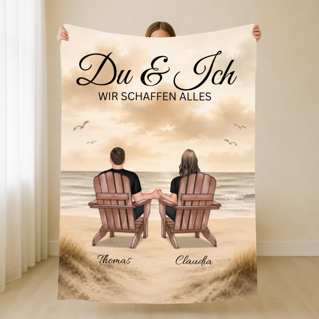 L Mockup Vertical Blanket Holding