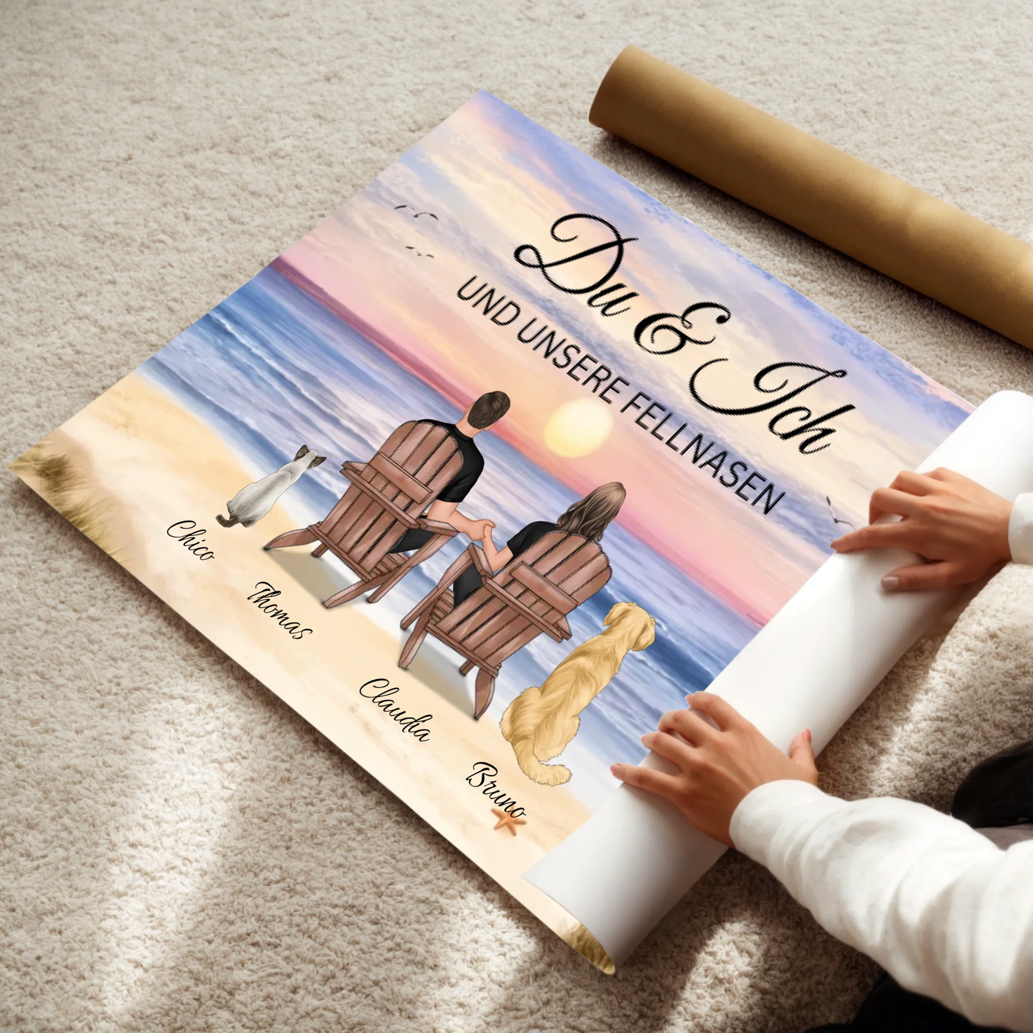 L Mockup Poster Rolled
