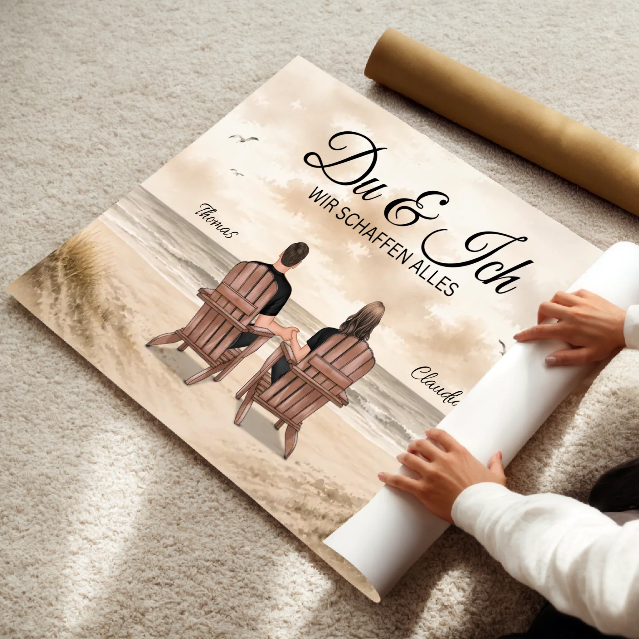 L Mockup Poster Rolled