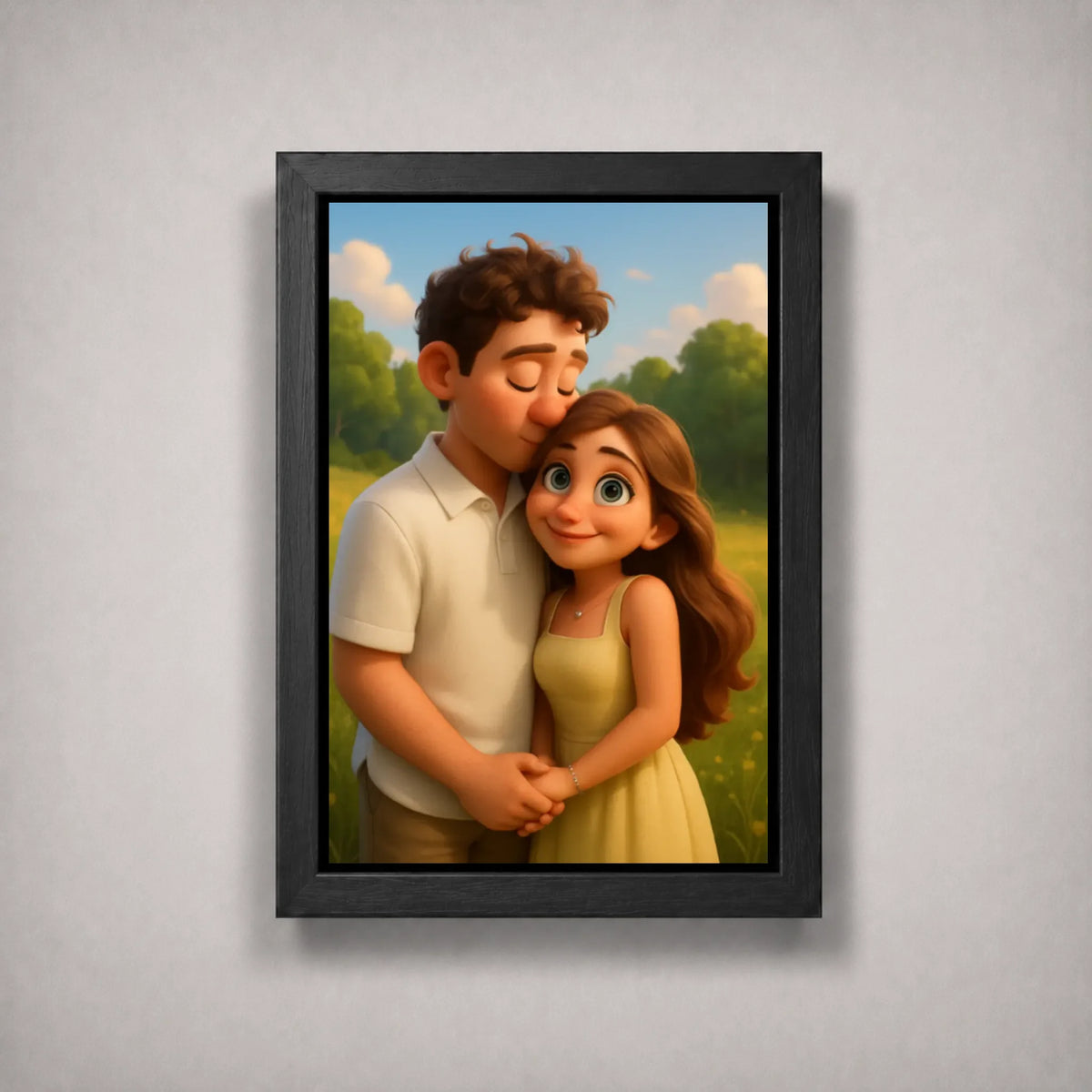 L Mockup Black Frame