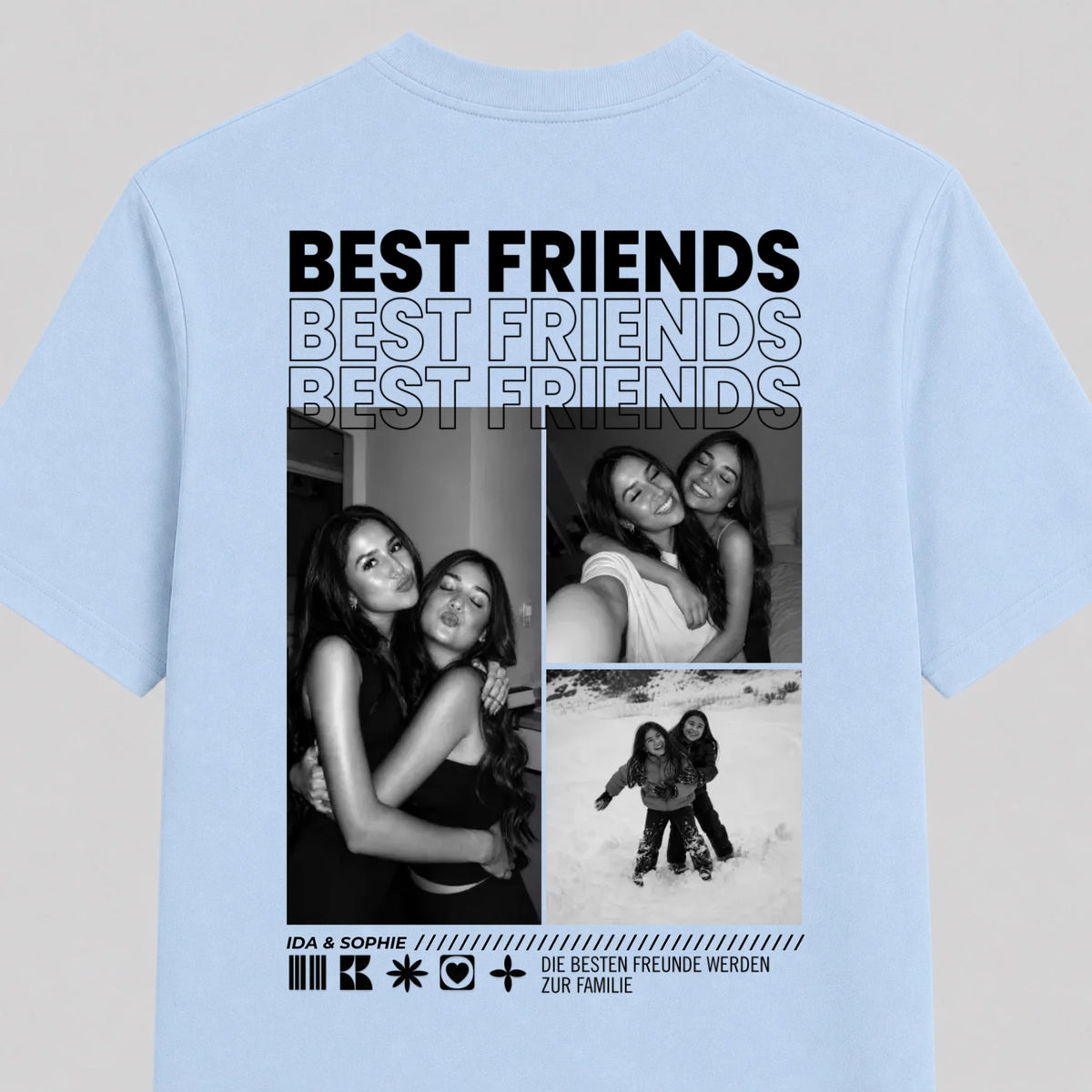 Mocjup T-Shirt Hellblau