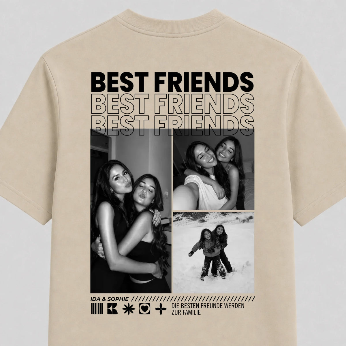 Mockup T-Shirt Beige