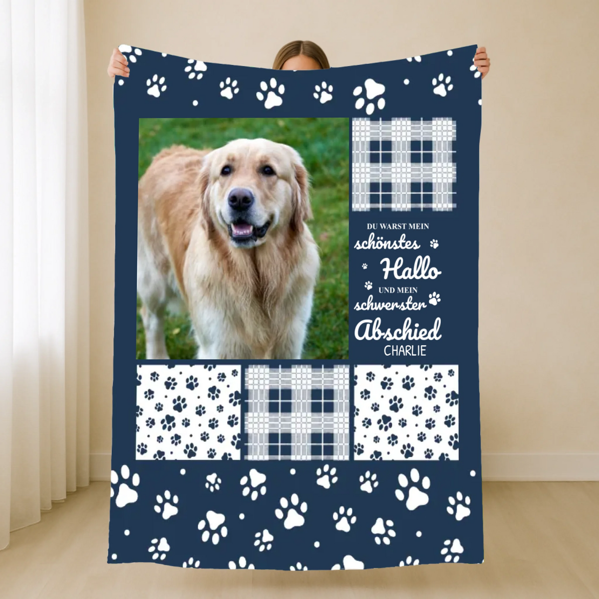 L Mockup Vertical Blanket Holding